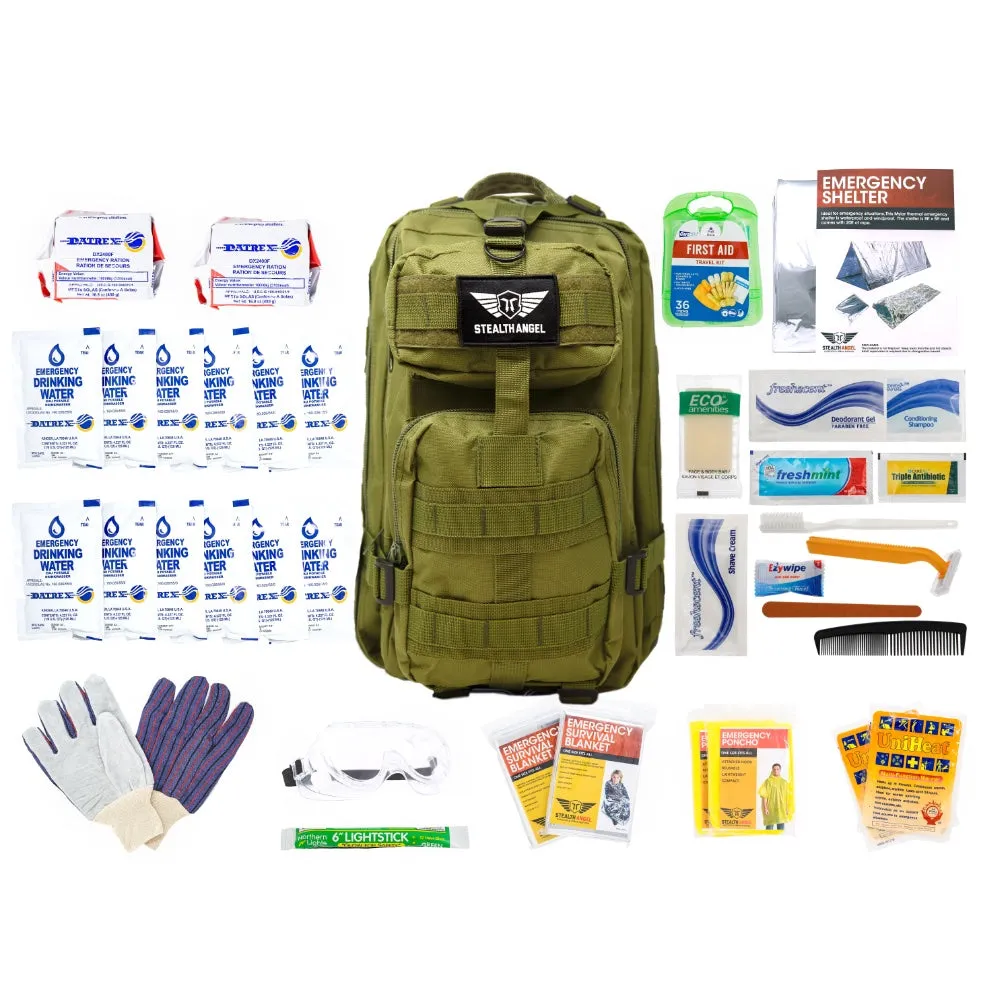 2 Person Base Emergency Kit / Survival Bag (72 Hours) Stealth Angel Survival