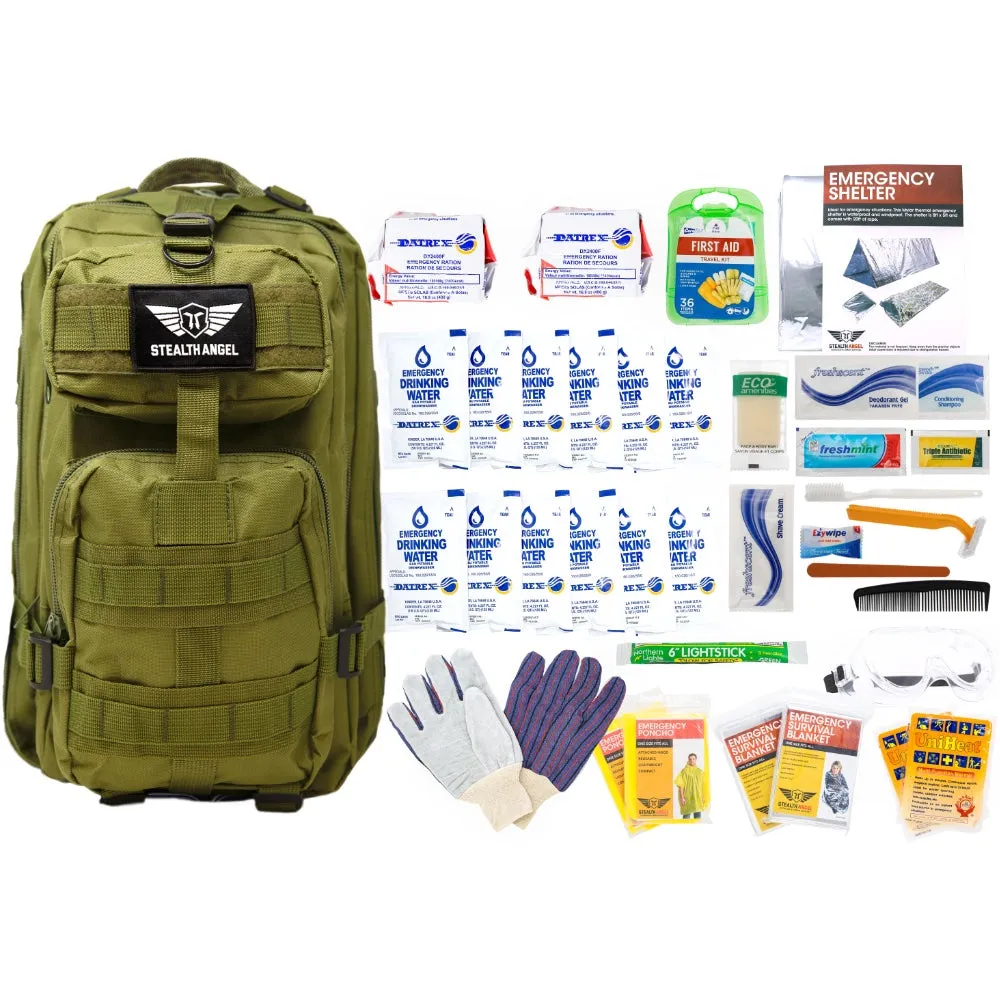 2 Person Base Emergency Kit / Survival Bag (72 Hours) Stealth Angel Survival