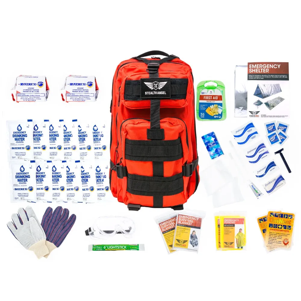 2 Person Base Emergency Kit / Survival Bag (72 Hours) Stealth Angel Survival