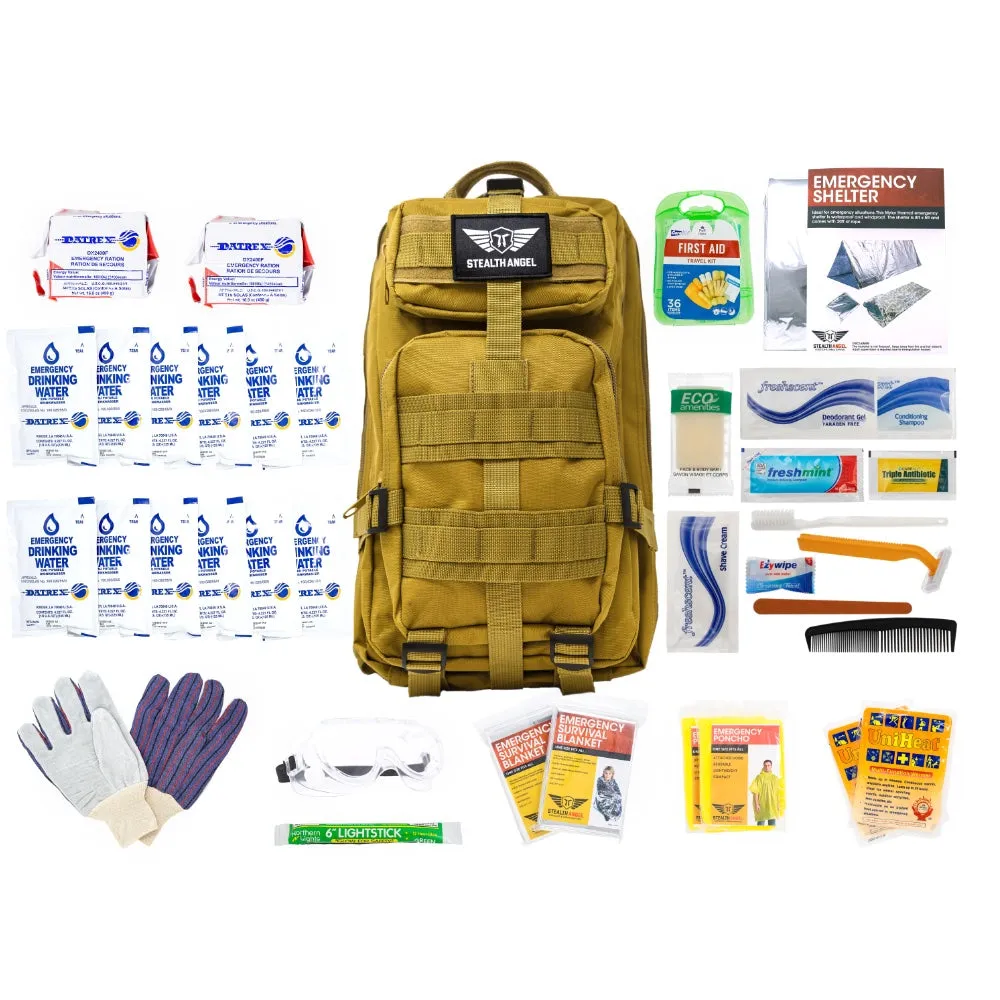 2 Person Base Emergency Kit / Survival Bag (72 Hours) Stealth Angel Survival