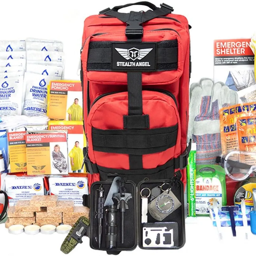 2 Person Emergency Kit / 72 Hour Backpack By Stealth Angel Survival