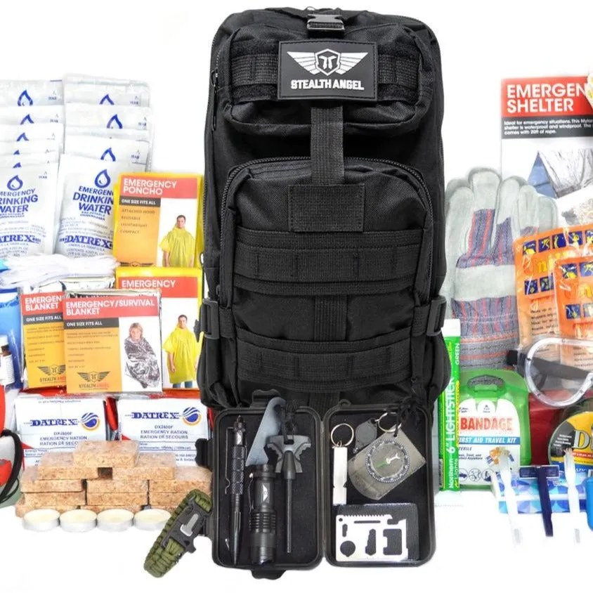 2 Person Emergency Kit / 72 Hour Backpack By Stealth Angel Survival