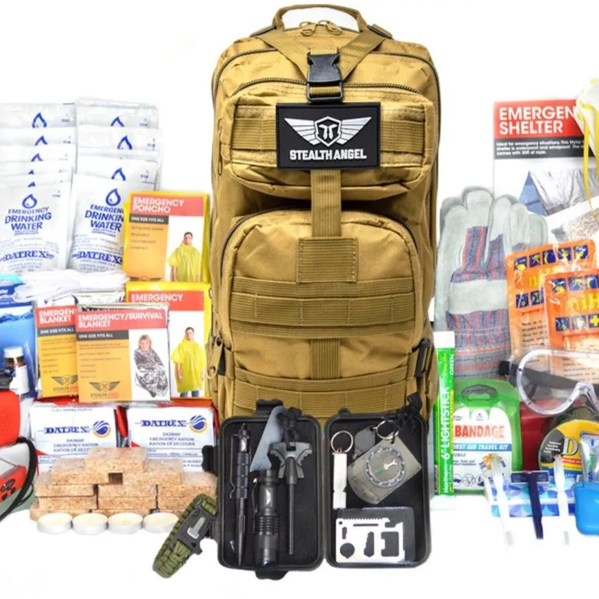 2 Person Emergency Kit / 72 Hour Backpack By Stealth Angel Survival