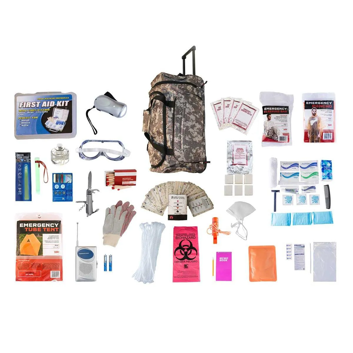 2 Person Food & Water Elite Survival Kit (72  Hours)