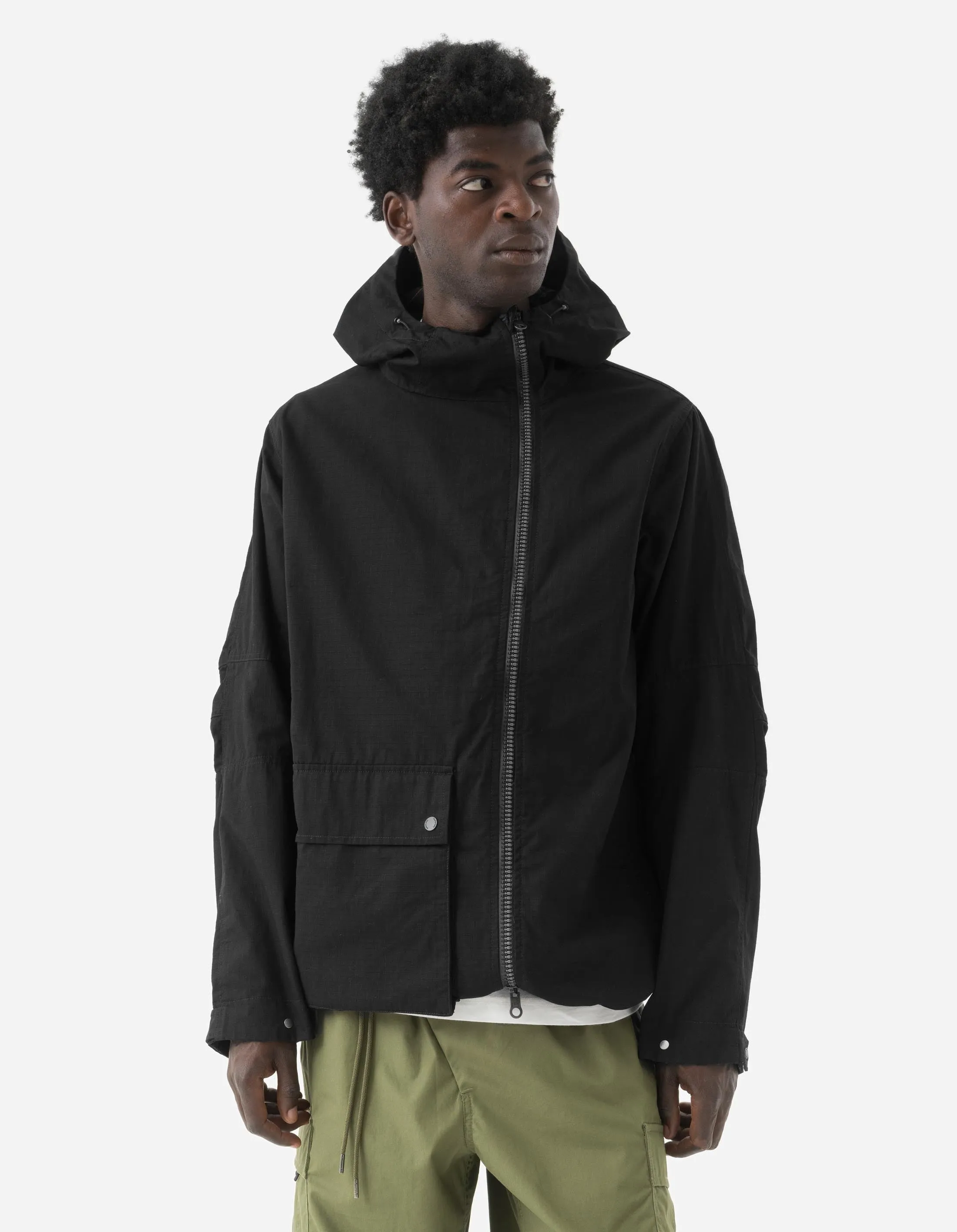 5222 Reversible Cordura Asym Parka Black/Subdued Night