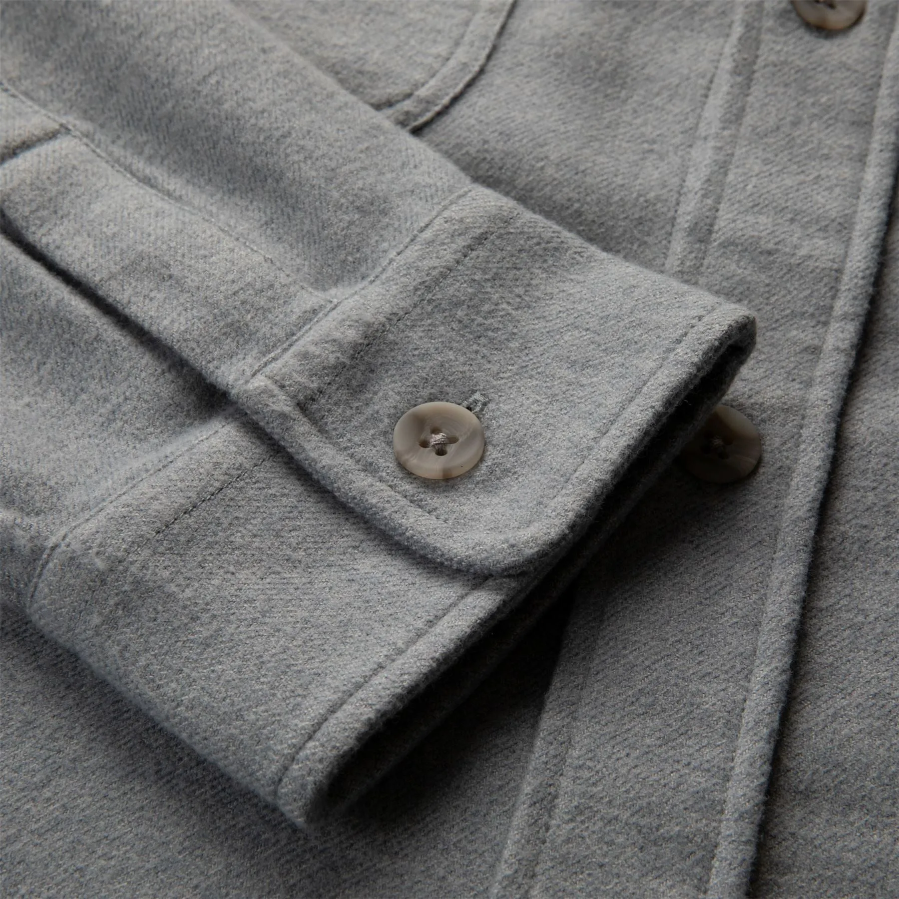 Anchorage Shacket Grey Heather - 2024