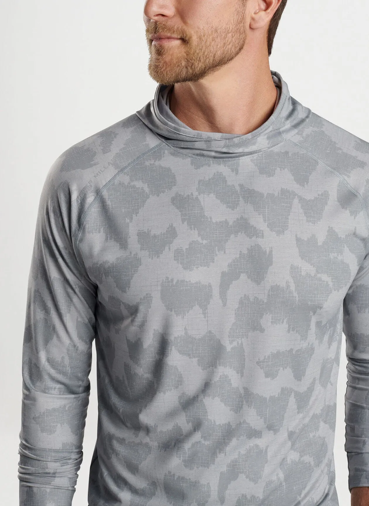 Aurora Windowpane Camo Performance T-Shirt Hoodie