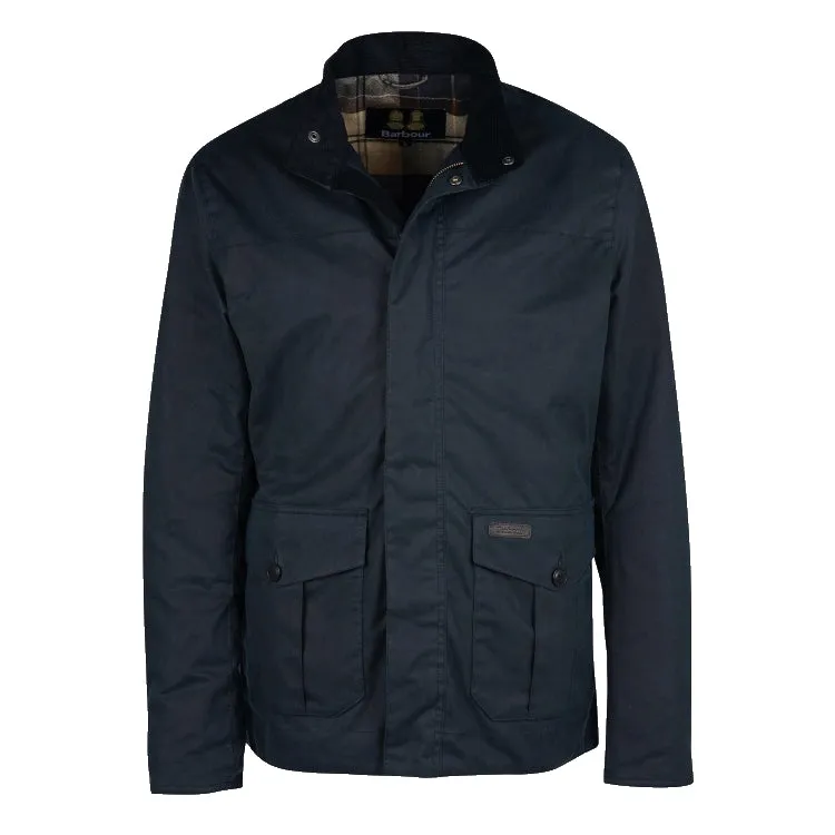 Barbour Sheldon Wax Jacket - Navy