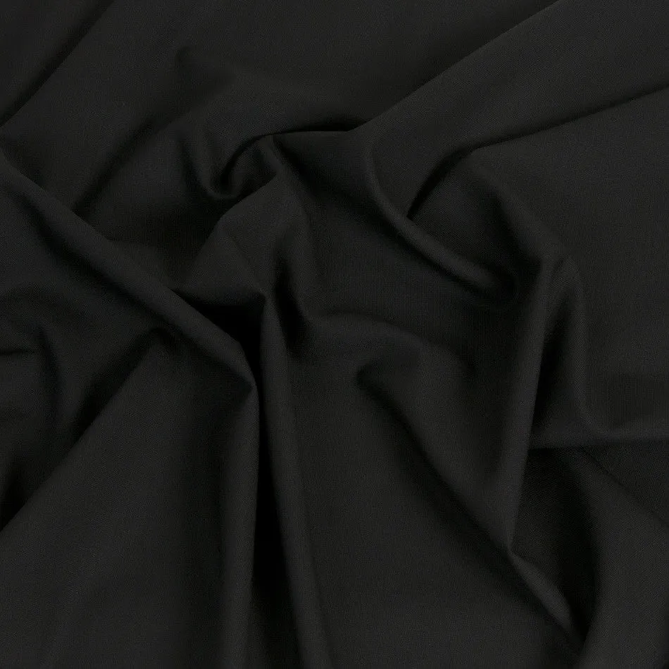 Black Bengaline wool 1462