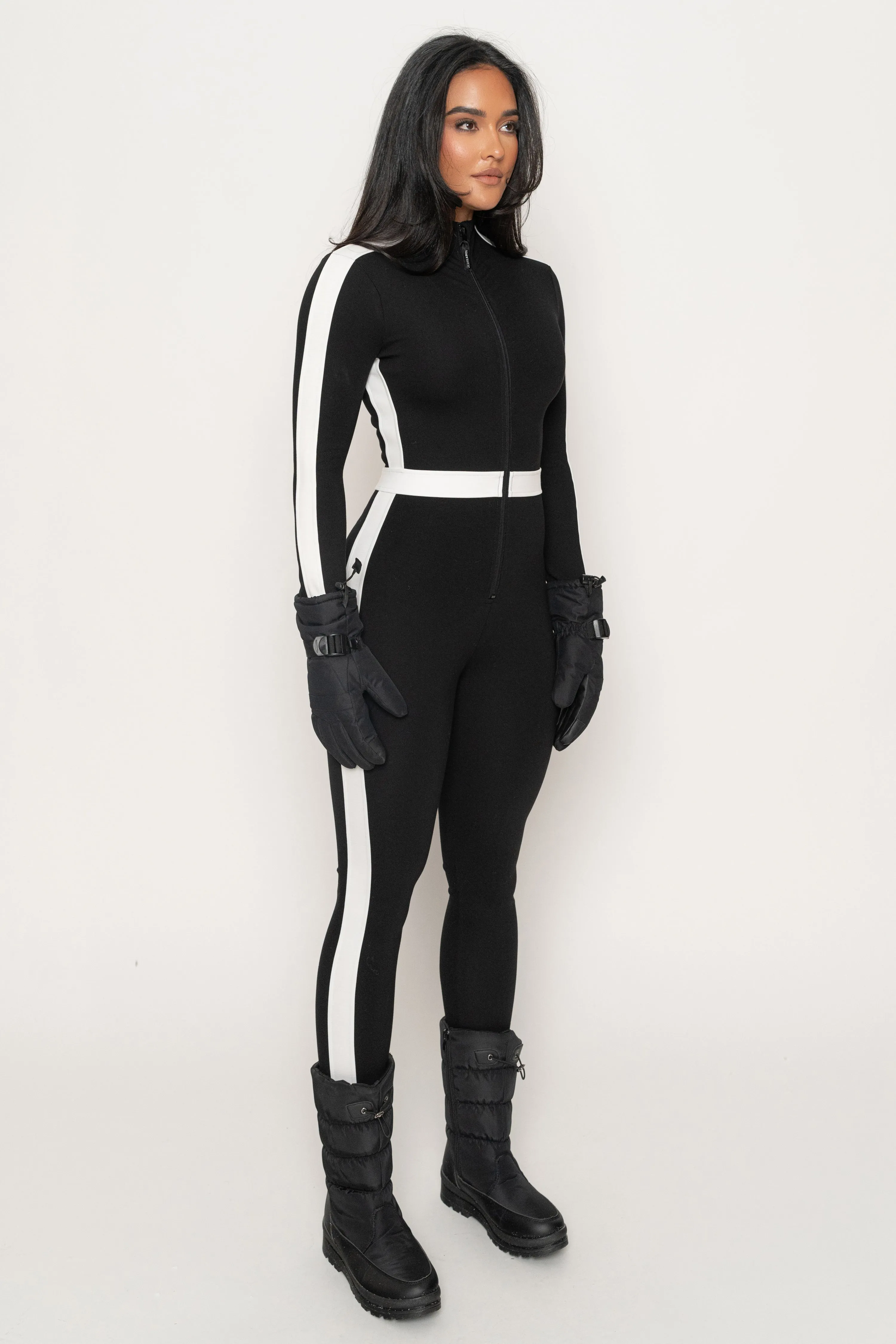 Black Off Limits Zipper Jumpsuit