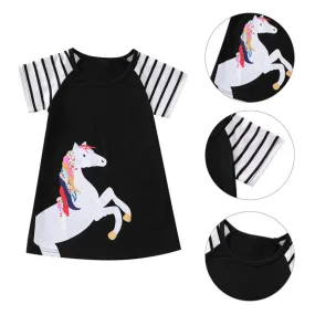 Black Unicorn Dress