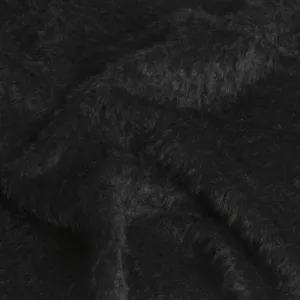 Black Virgin / Mohair Wool Faux Fur 1316