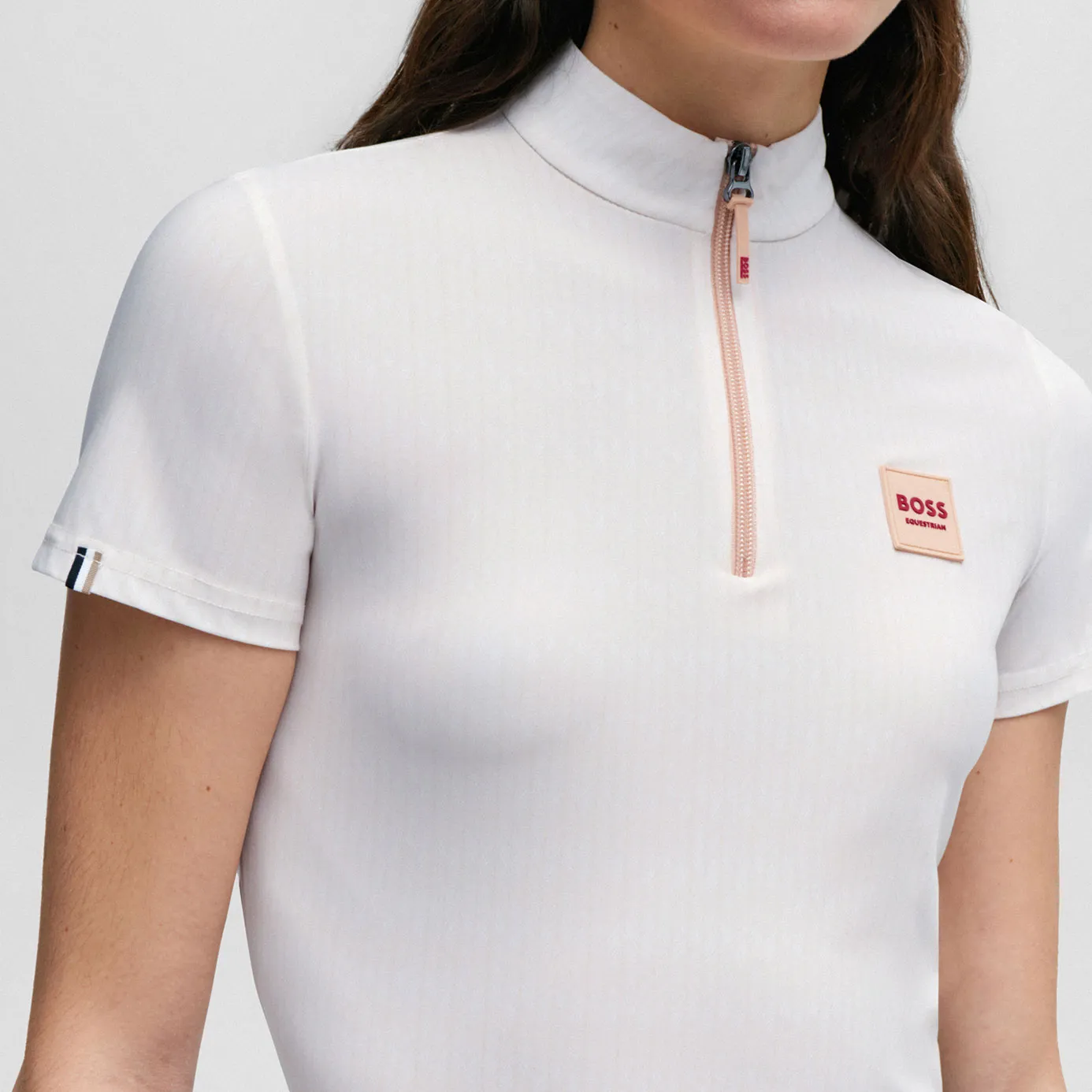 BOSS Equestrian Mila Training Top - Peach Nougat