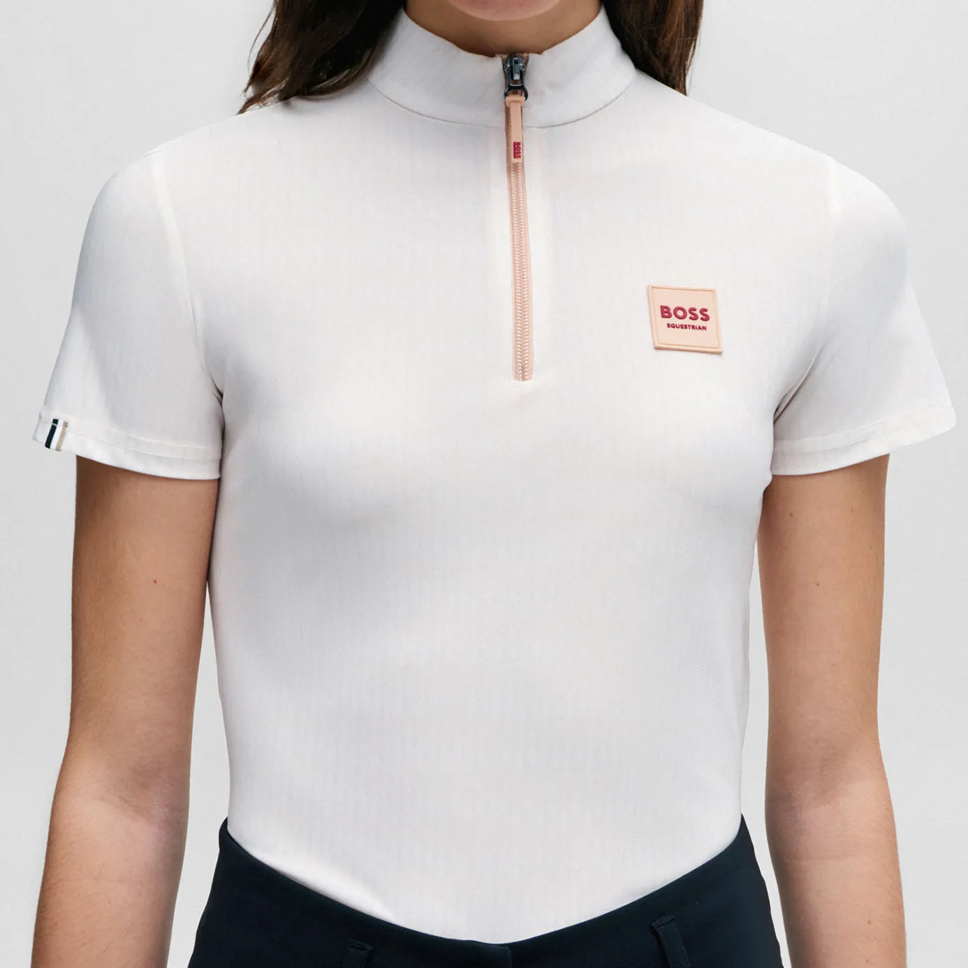 BOSS Equestrian Mila Training Top - Peach Nougat