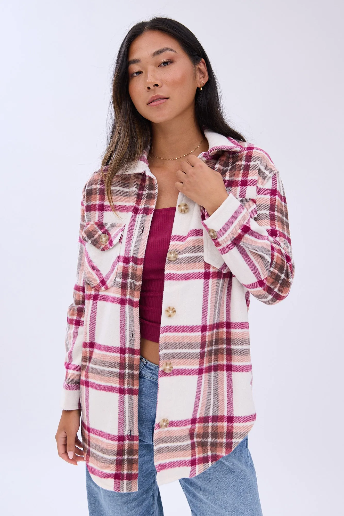 Button-Up Boyfriend Shacket