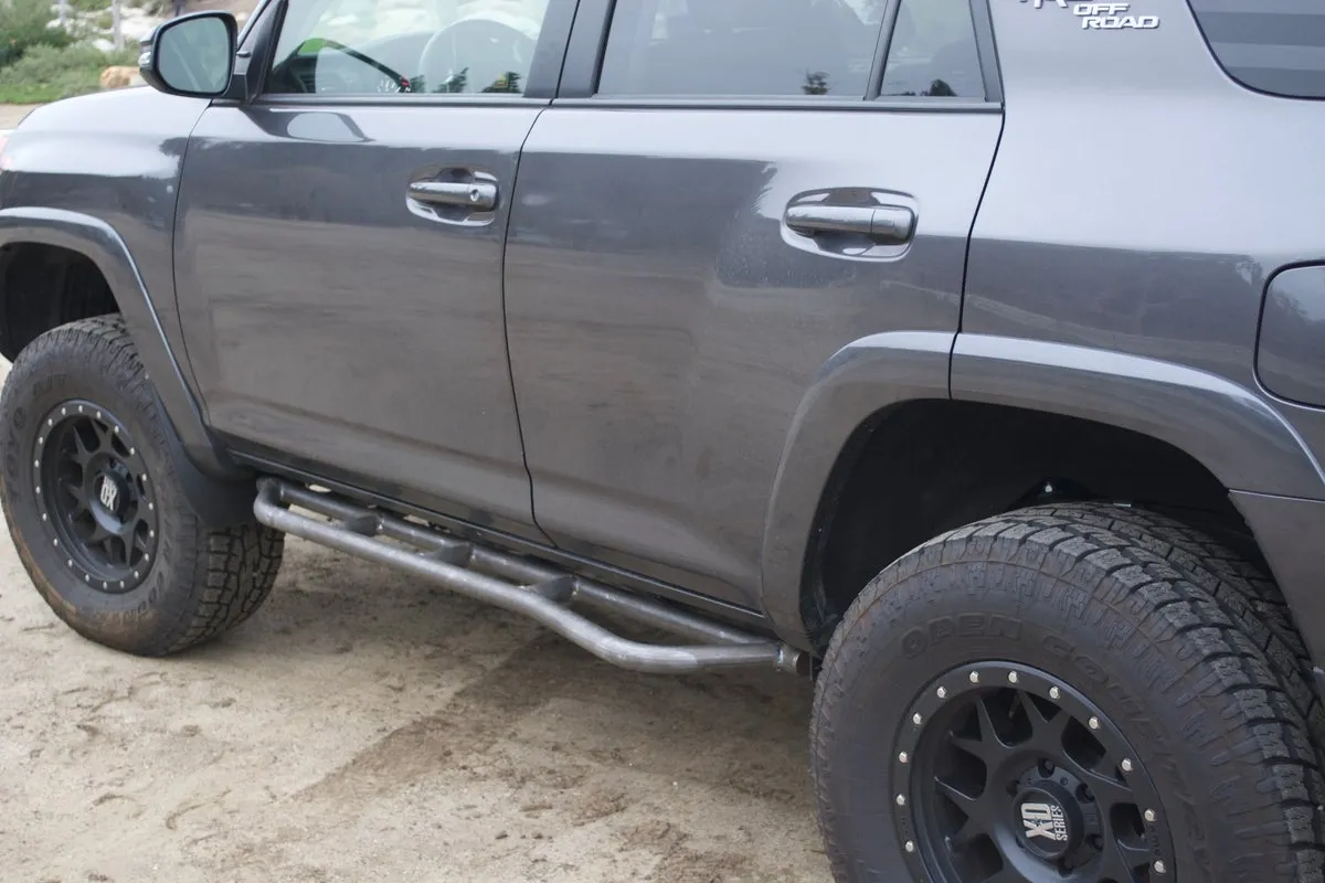 Cali Raised LED 2010-2024 Toyota 4Runner Step Edition Bolt On Rock Sliders