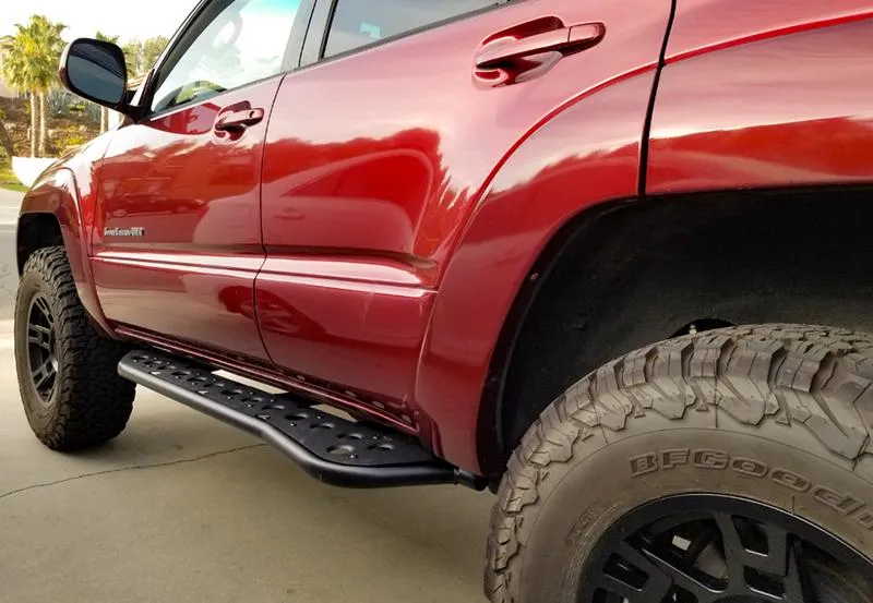 Cali Raised LED 2010-2024 Toyota 4Runner Step Edition Bolt On Rock Sliders