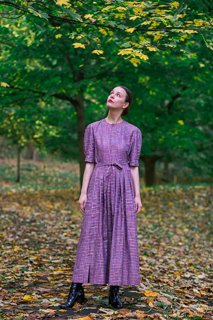 Cecilie - Purple Check