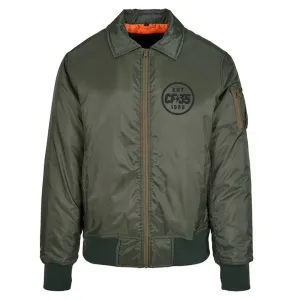 CF35 Collared Green & Black Jacket