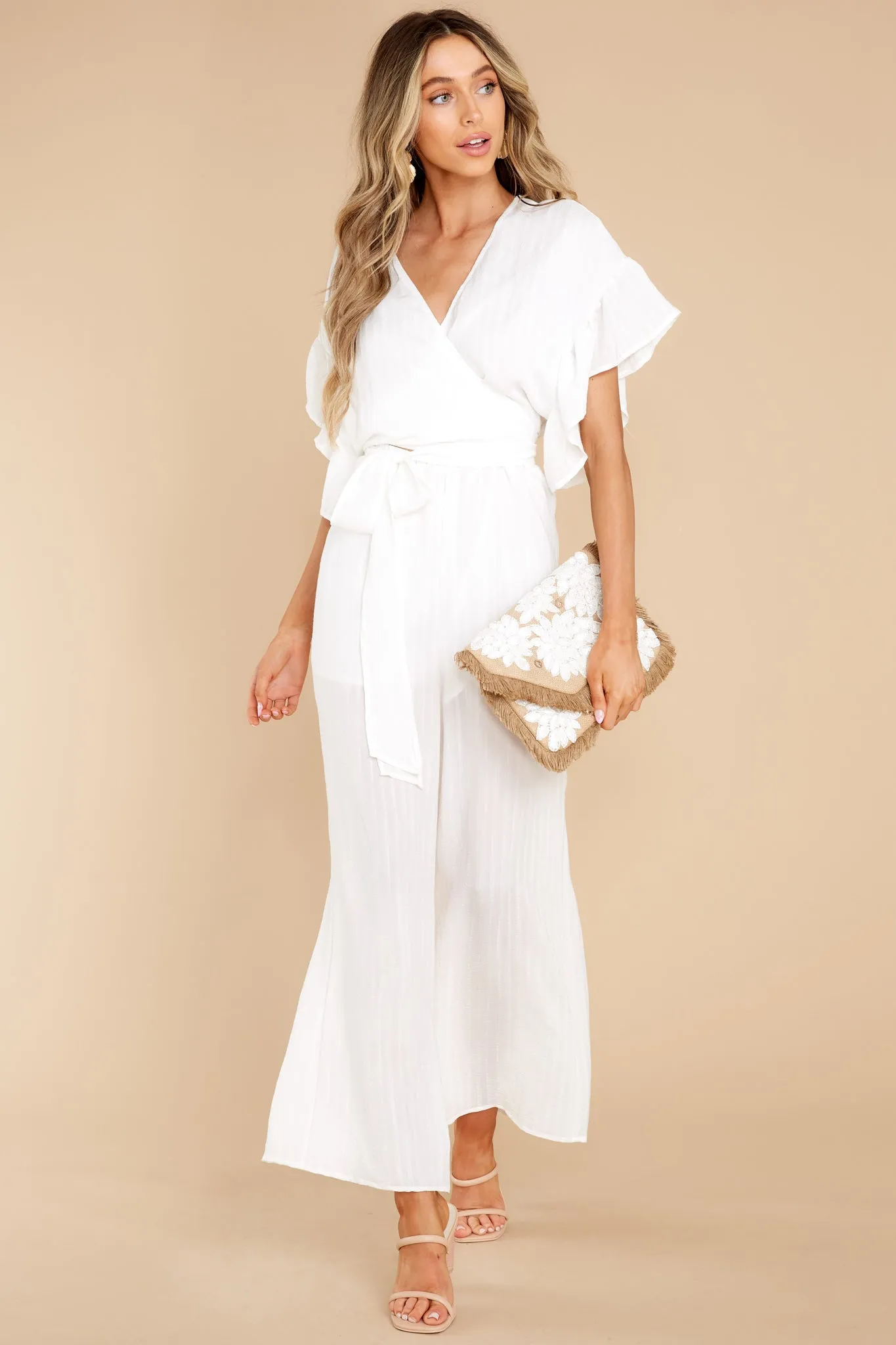 Change Your Destiny White Jumpsuit