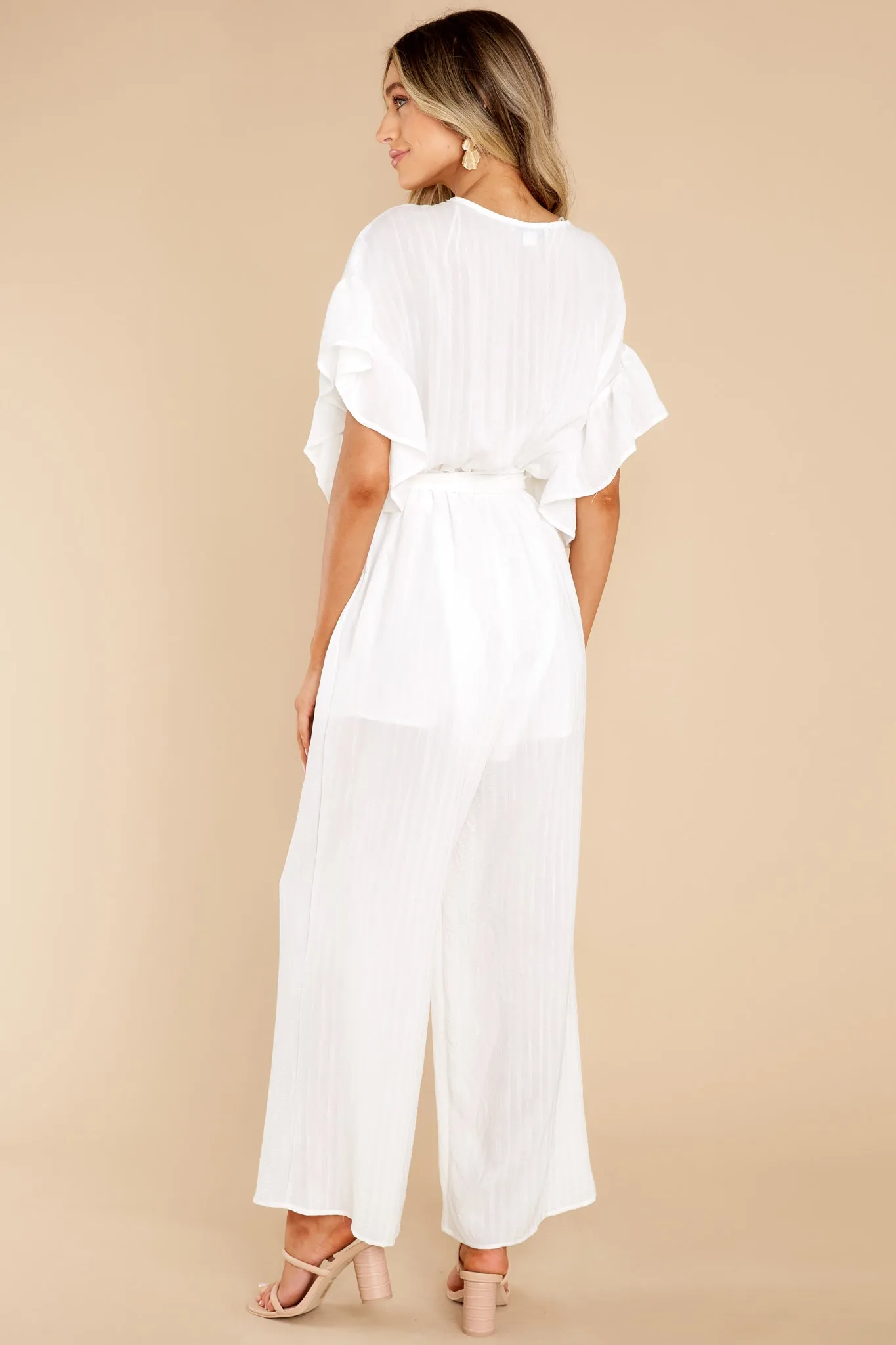 Change Your Destiny White Jumpsuit