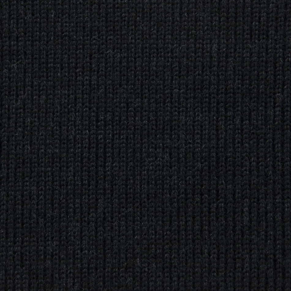 Charcoal Ribbed Wool 915