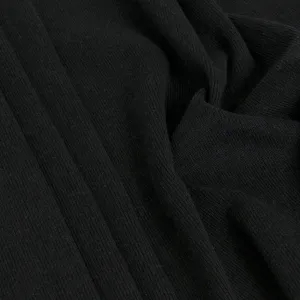 Charcoal Ribbed Wool 915