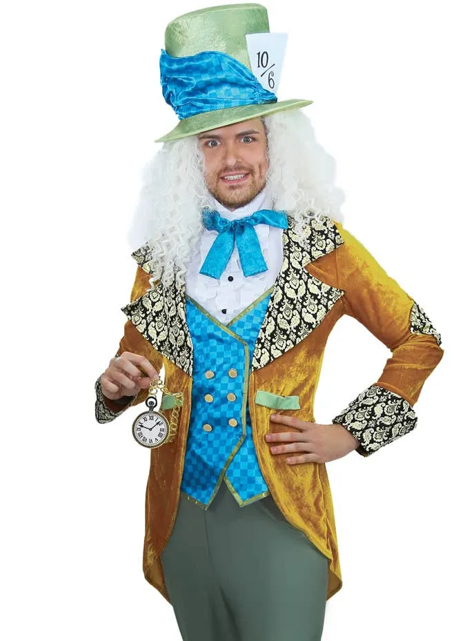 Classic Mad Hatter Deluxe Mens Wonderland Costume