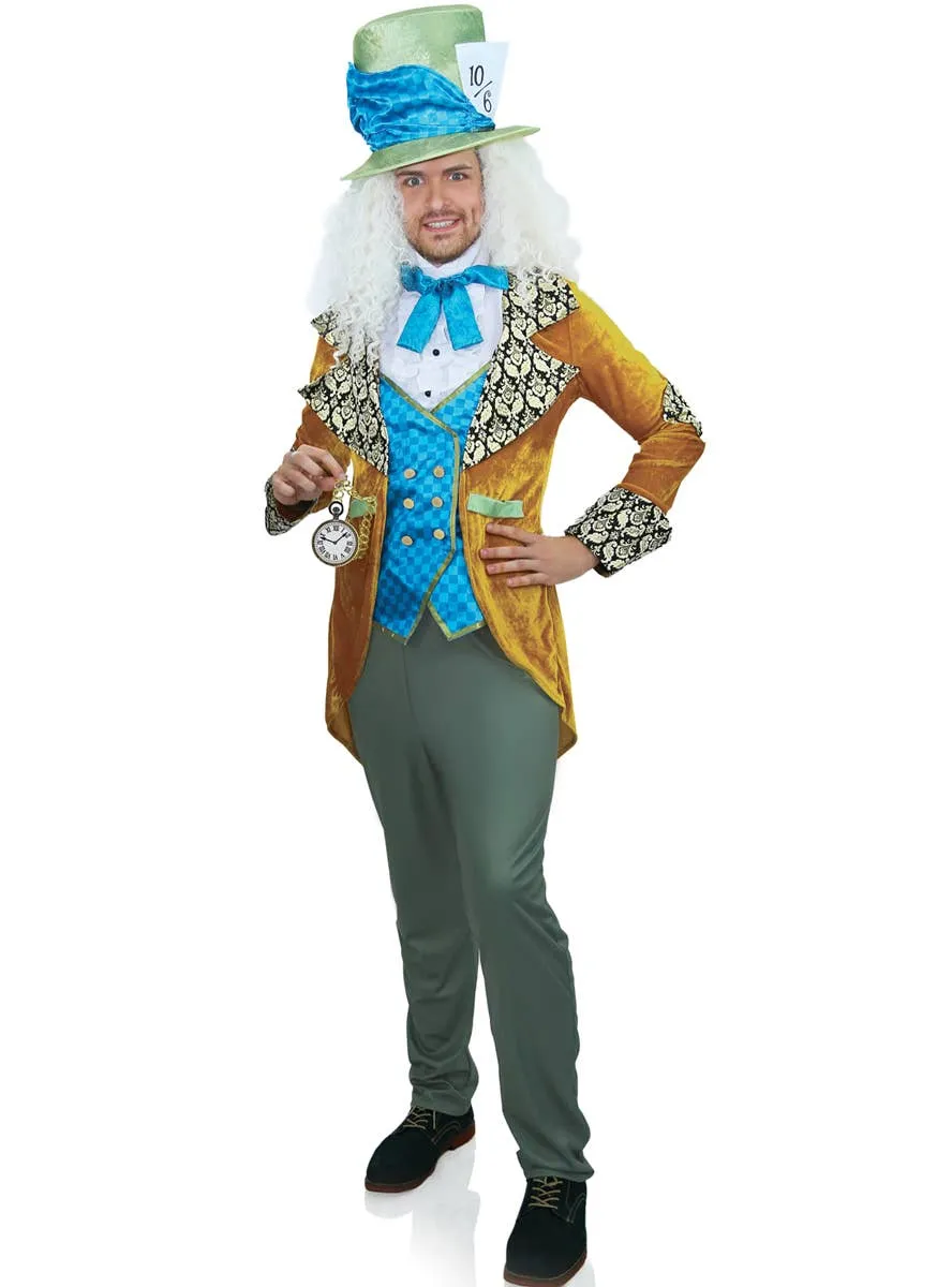 Classic Mad Hatter Deluxe Mens Wonderland Costume