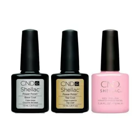 CND - Shellac Combo - Base, Top & Candied