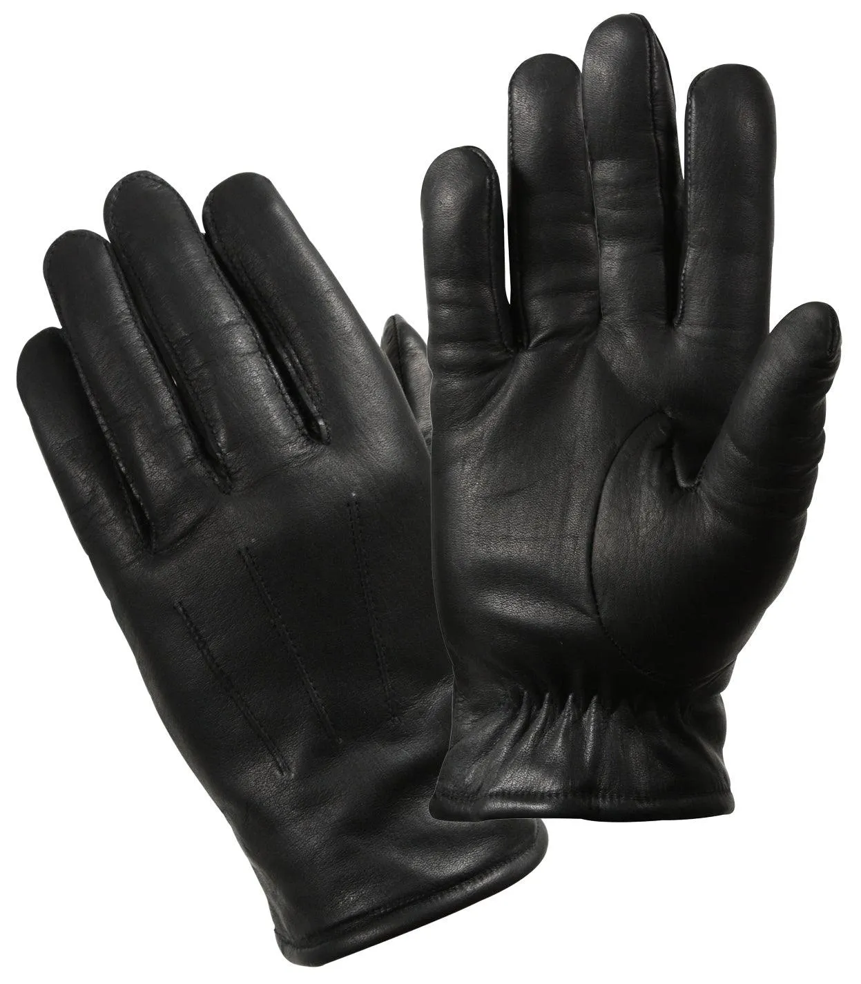 Cold Weather Leather Police Gloves