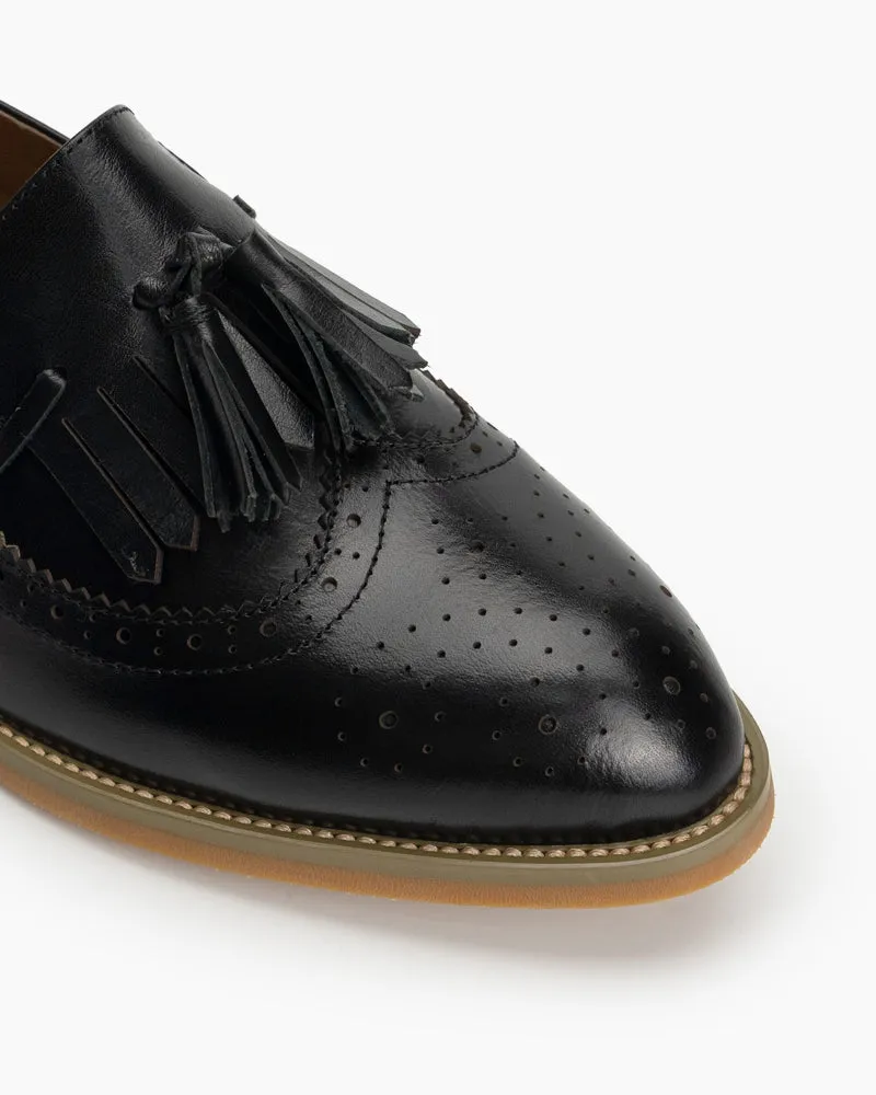 Comfortable Slip On Wingtip Oxfords Tassel Loafers