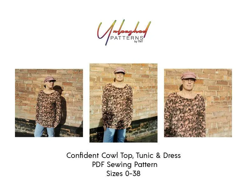 Confident Cowl Top Tunic and Dress