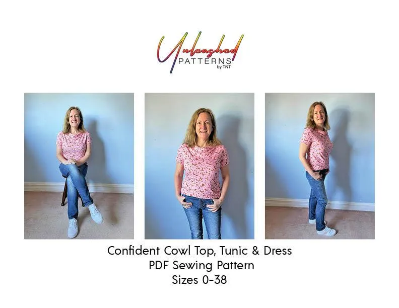 Confident Cowl Top Tunic and Dress