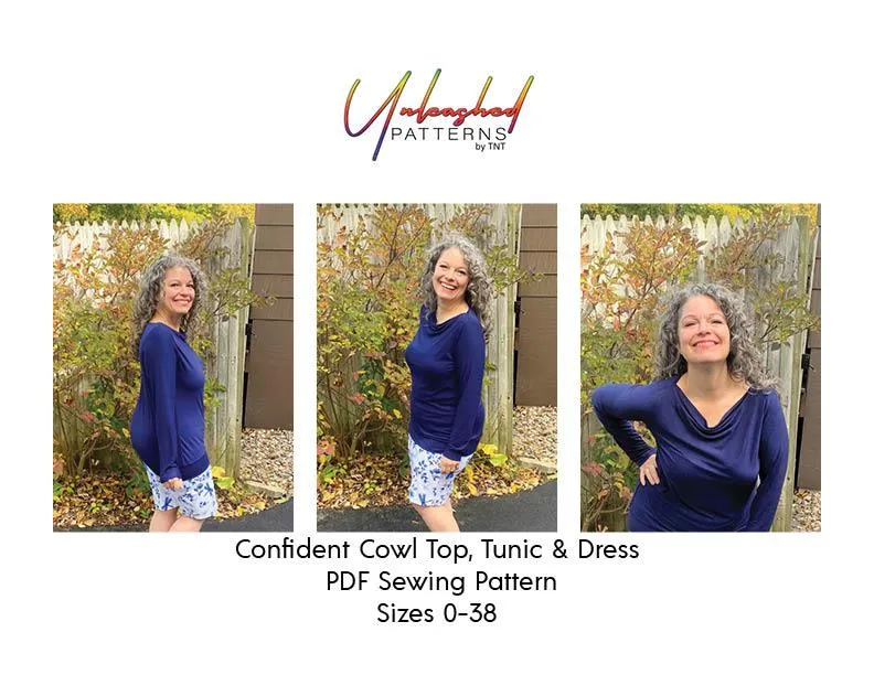 Confident Cowl Top Tunic and Dress