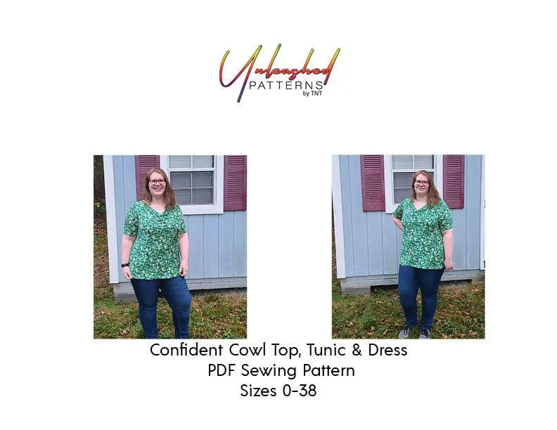 Confident Cowl Top Tunic and Dress