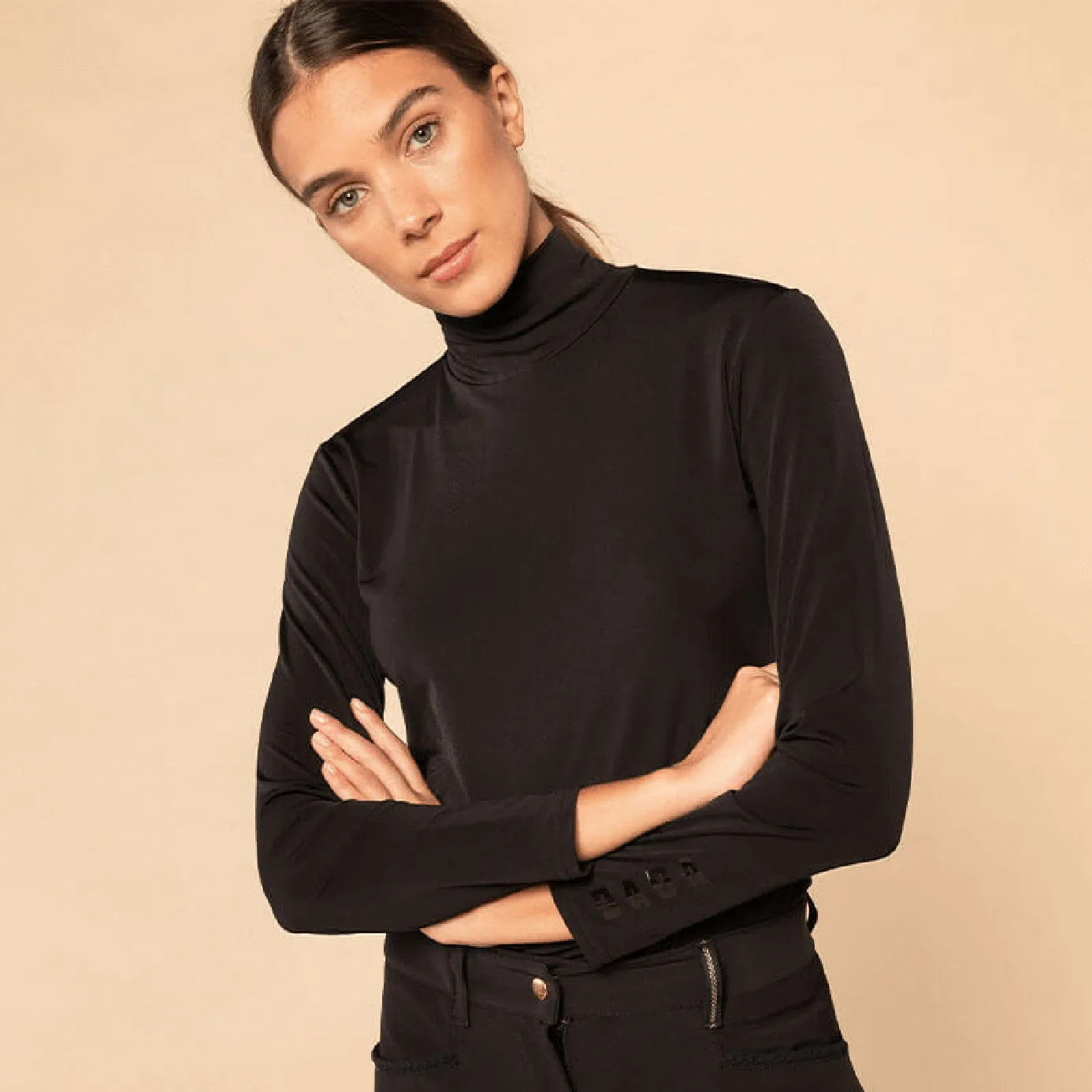 Dada Sport Consul Funnel Neck Base Layer - Black