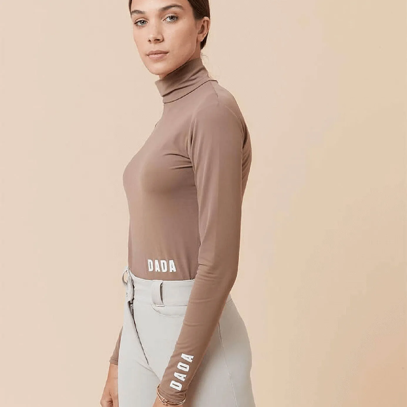 Dada Sport Consul Funnel Neck Base Layer - Moka