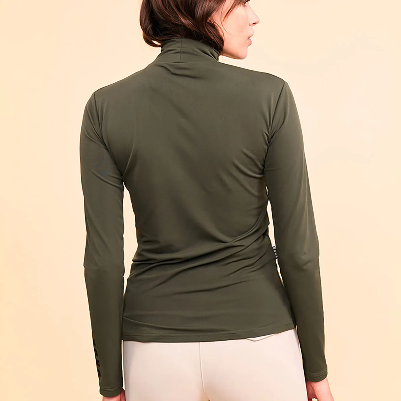 Dada Sport Consul Funnel Neck Base Layer - Olive Green