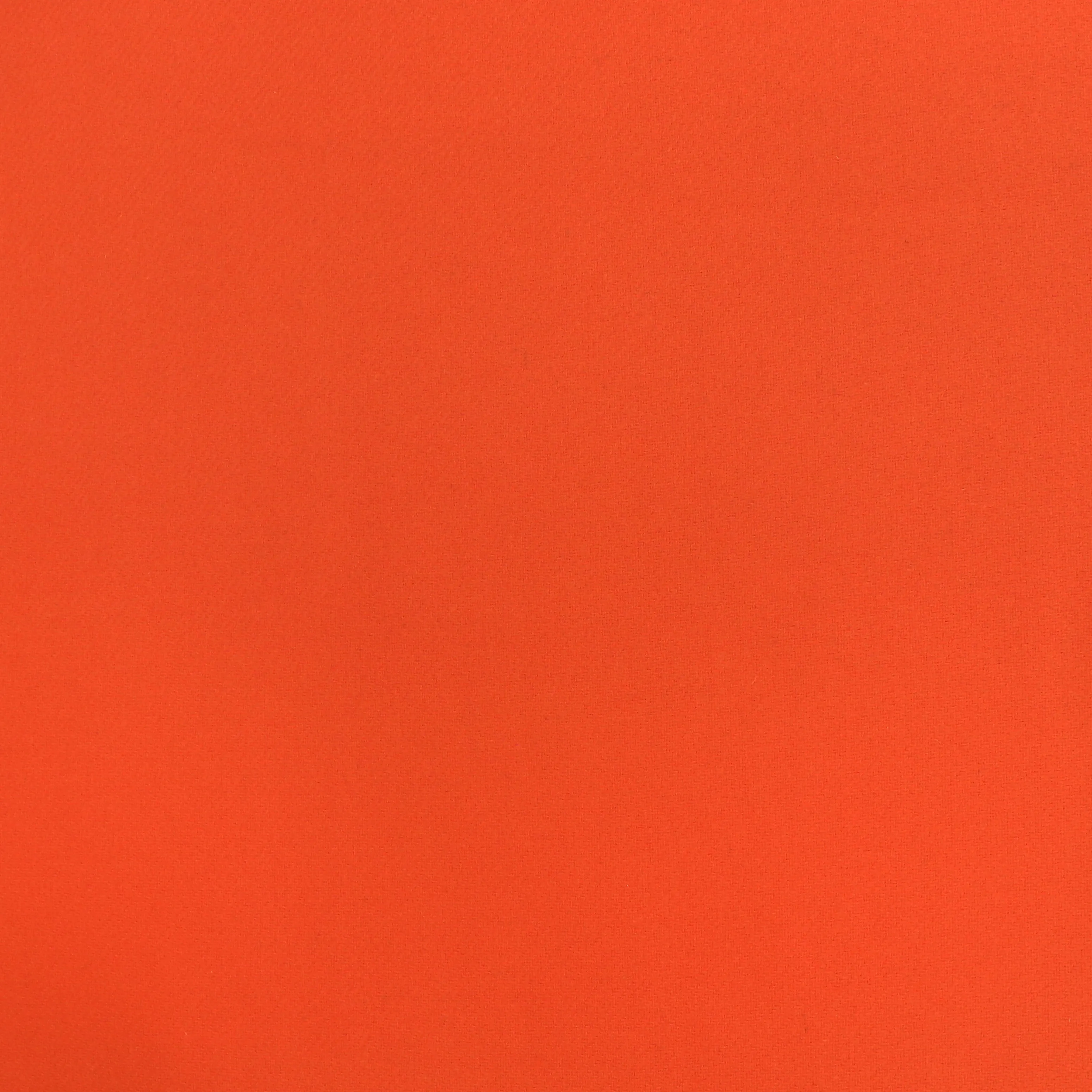 Deadstock Wool Cashmere Blend Coating - Orange