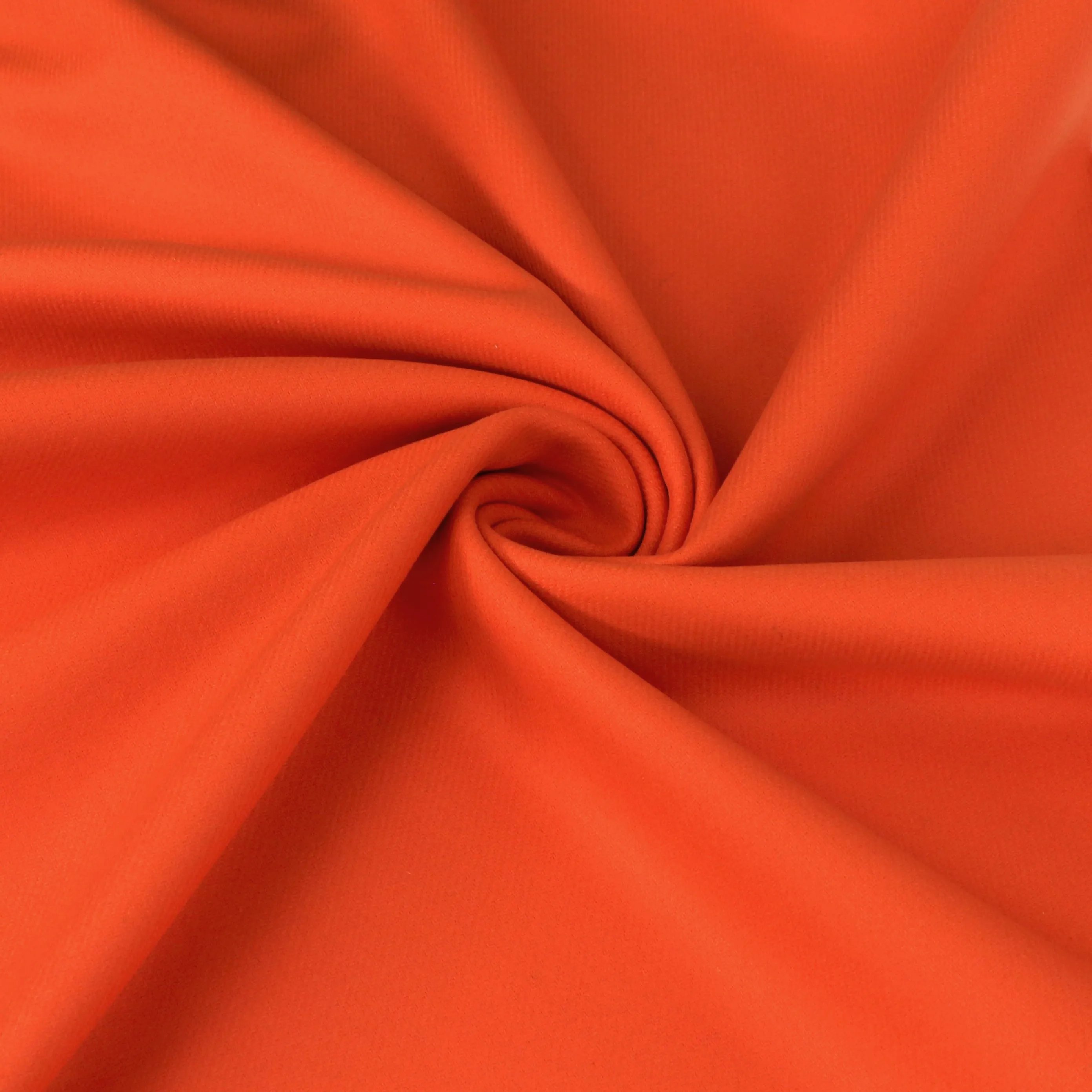 Deadstock Wool Cashmere Blend Coating - Orange