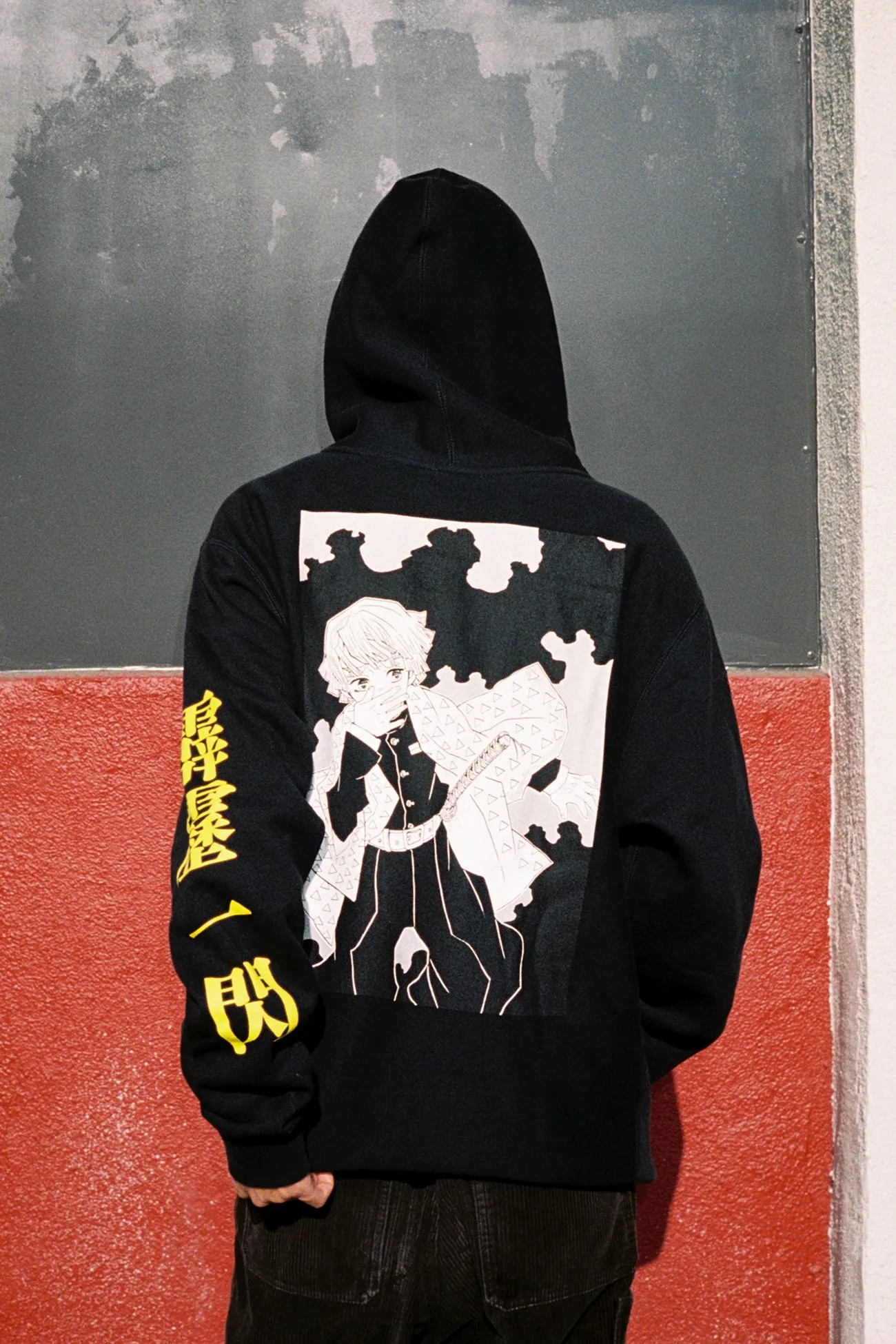 Demon Slayer: Kimetsu no Yaiba Zenitsu Hoodie - Black