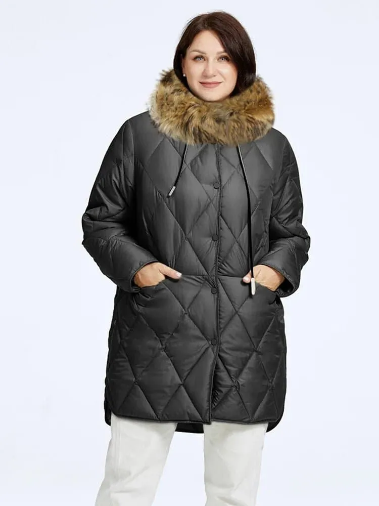 Diamond Quilted Coat