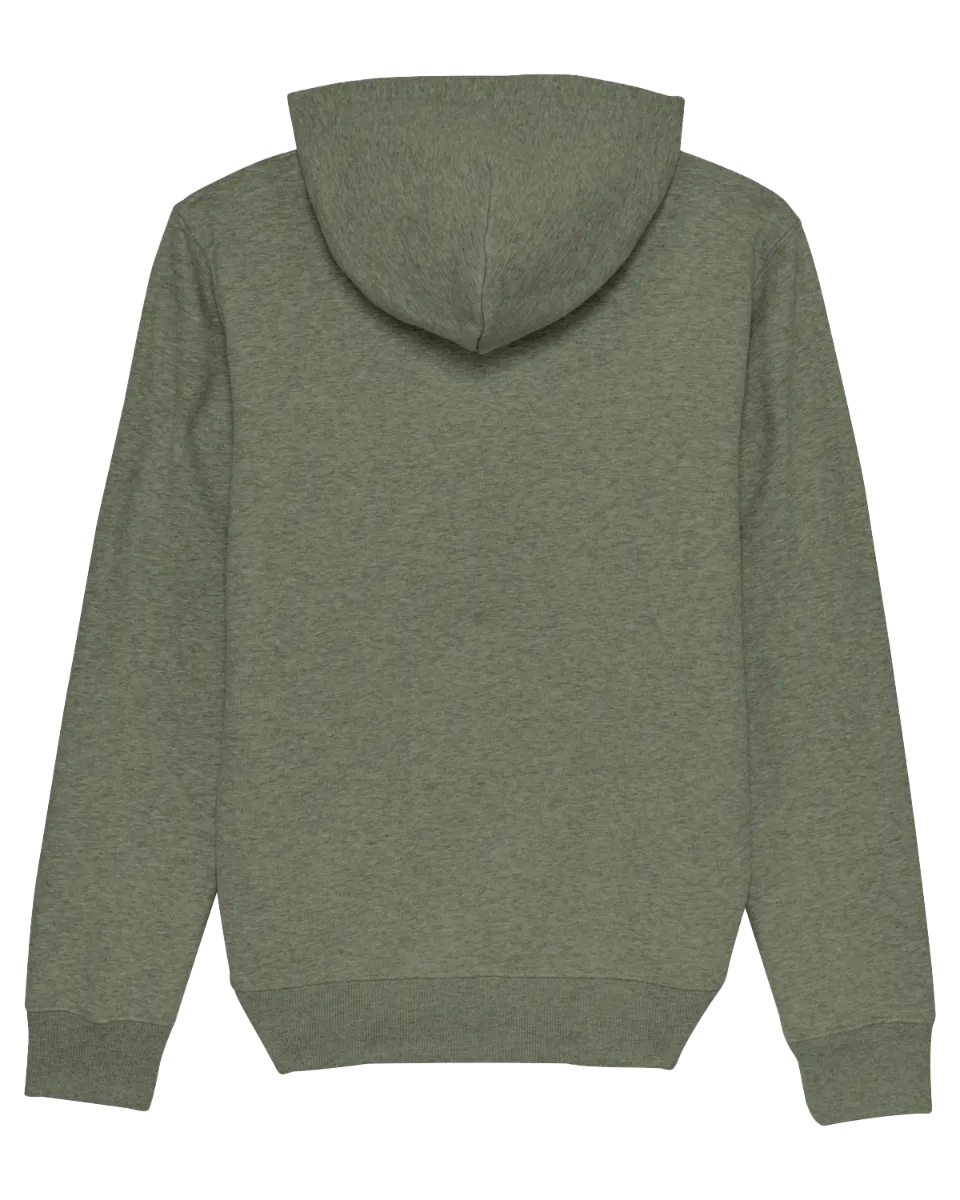 EMBN Label Mid Heather Khaki Hoodie