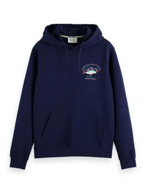 Front Back Artwork Hoodie (Navy) - S1755426865