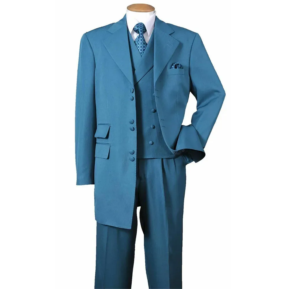 Funki Buys | Suits | Men's 3 Pcs Formal Wedding Zoot Suits