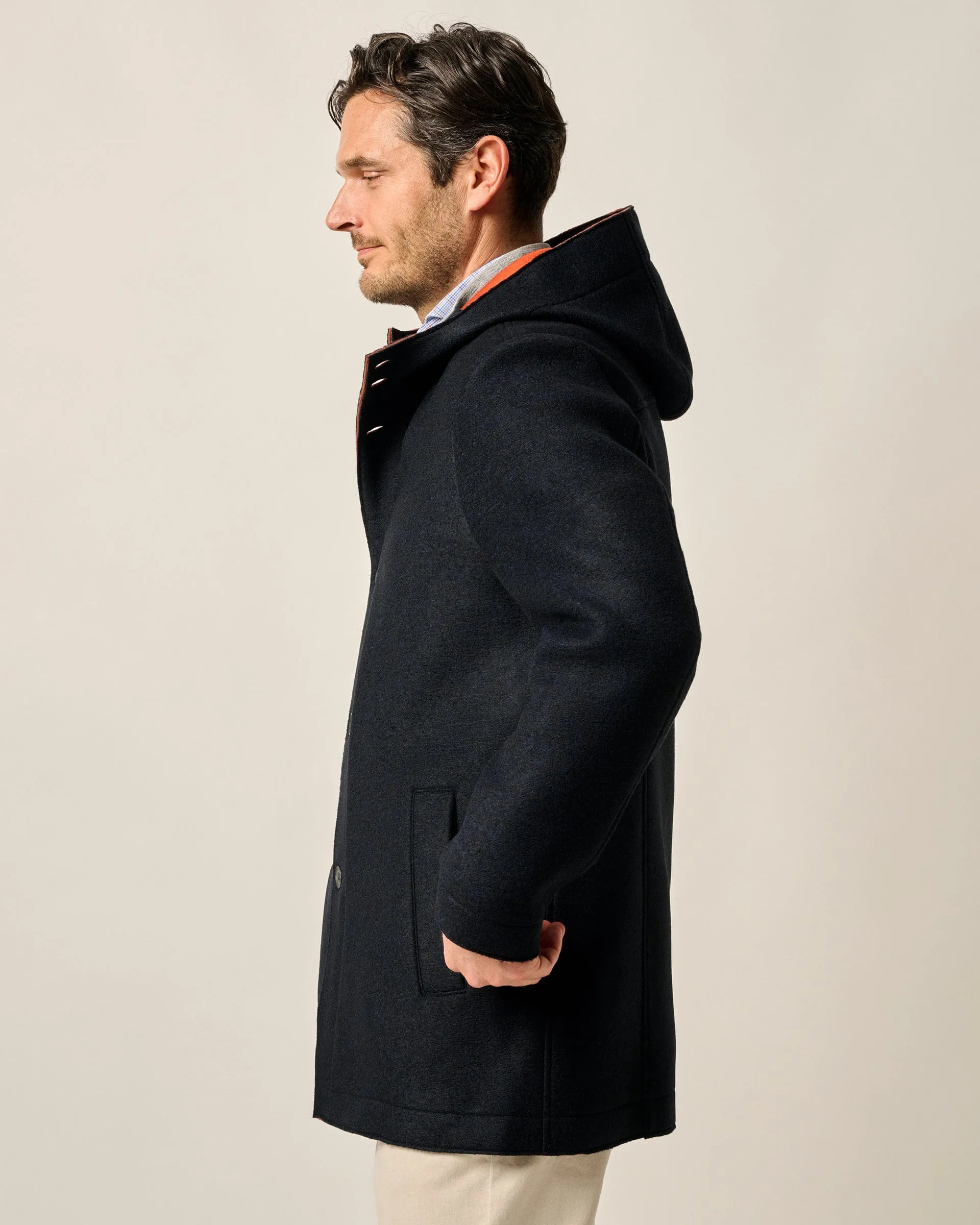 Gerald Hooded Car Coat