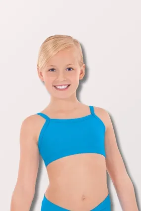 Girls Front Lined Camisole Bra Top - Turquoise