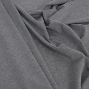 Grey Punto Roma Knit Fabric 1846