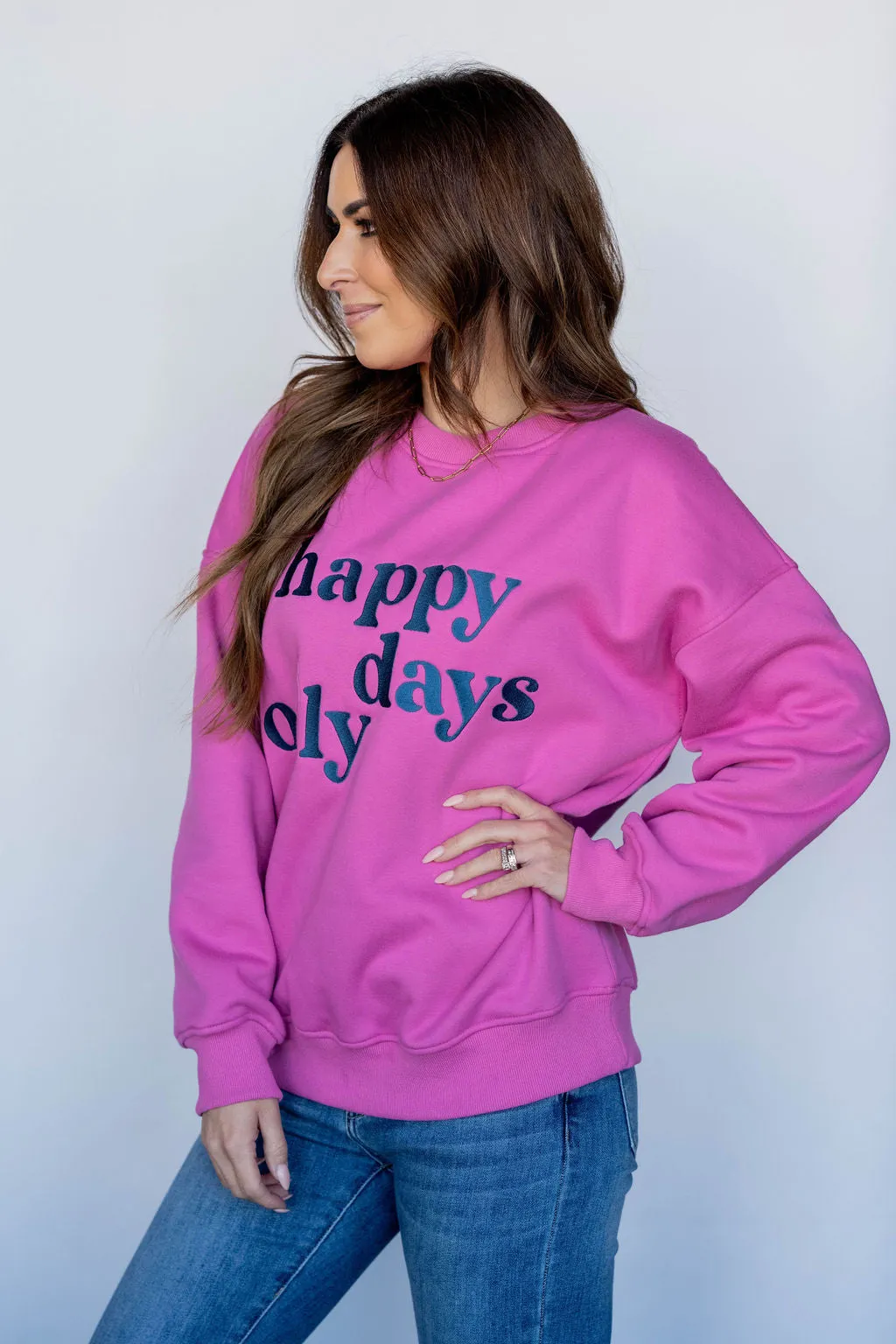 Happy Days Only Graphic Crewneck